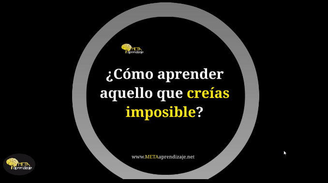 Como aprender lo imposible miniatura